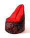 Sako tas poef Mandala print-rood XL 120 x 80 cm