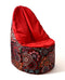 Sako tas poef Mandala print-rood XL 120 x 80 cm