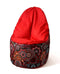 Sako tas poef Mandala print-rood XL 120 x 80 cm