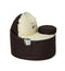 Sako poef koffie bruin-beige XXL 120 x 80 cm