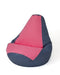 Sako tas poef peer grijs-roze XXL 140 x 100 cm