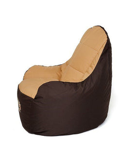 Zak Sako Boss bruin-beige XXL poef 140 x 90 cm