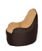 Zak Sako Boss bruin-beige XXL poef 140 x 90 cm