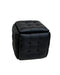 5-in-1 poef-transformer - 5 krukken in 1 poef zwart eco leer