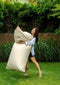 Sako poef Beige matras XXL 160 x 80 cm