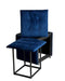 Puff-transformer 5in1 - 5 krukjes in 1 poef marineblauw fluweel