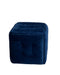 Puff-transformer 5in1 - 5 krukjes in 1 poef marineblauw fluweel