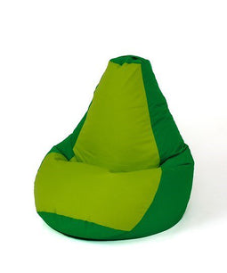 Sako tas poef peer groen-lichtgroen XXL 140 x 100 cm