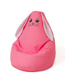 Sako tas poef konijn roze L 105 x 80 cm