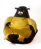 Sako zakpoef Sowa bruin-goud L 105 x 80 cm