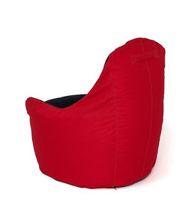 Boss rood-zwarte Sako tas poef XXL 140 x 90 cm