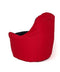 Boss rood-zwarte Sako tas poef XXL 140 x 90 cm