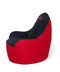 Boss rood-zwarte Sako tas poef XXL 140 x 90 cm