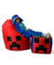 Minecraft rood XXL 110 x 90 cm Sako zak poef