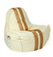 Ferrari beige en goud XXL 140 x 100 cm Sako tas poef