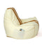 Ferrari beige en goud XXL 140 x 100 cm Sako tas poef