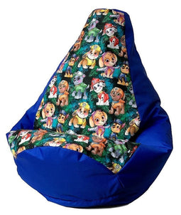 Sako tas poef Perenprint korenbloem-PAW Patrol XL 130 x 90 cm