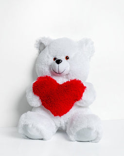 FRANK teddybeer 50 cm wit