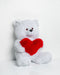 FRANK teddybeer 50 cm wit