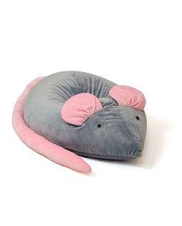 Sako tas poef Muis grijs-roze L 110 x 80 cm