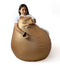 Sako tas poef Glamour goud XL 120 x 80 cm
