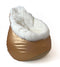 Sako tas poef Glamour goud XL 120 x 80 cm
