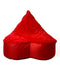 Sako tas poef Hart rood XXL 140 x 100 cm