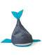 Sako tas poef walvis grijs-blauw L 110 x 80 cm