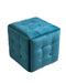 Puff-transformer 5in1 - 5 krukjes in 1 poef blauw fluweel