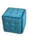 Puff-transformer 5in1 - 5 krukjes in 1 poef blauw fluweel