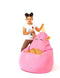 Eenhoorn roze XXL 140 x 100 cm Sako tas poef
