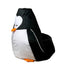 Sako tas poef Penguin zwart-wit L 105 x 80 cm