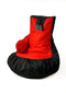 Sako tas poef bokshandschoen zwart-rood XL 100 x 80 cm