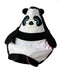 Sako tas poef Panda zwart-wit L 105 x 80 cm