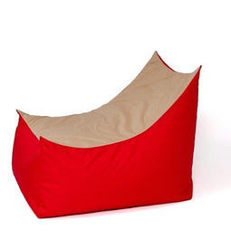 Tron rood-beige Sako tas poef XXL 140 x 90 cm