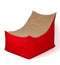 Tron rood-beige Sako tas poef XXL 140 x 90 cm