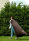 Zak Sako Matras poef bruin XXL 160 x 80 cm