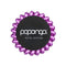 Papanga Metal Edition Metallic Purple Big Hair Ring