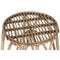 Kruk Home ESPRIT Natuurlijk vlechtwerk 50 X 50 X 86 cm