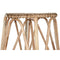Kruk Home ESPRIT Natuurlijk vlechtwerk 50 X 50 X 86 cm