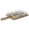 Snackdienblad Home ESPRIT Natuurlijk 350 ml 39,5 x 20 x 5 cm
