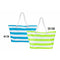 Strandtas Bismark Blauw Wit Oxford 59 x 19 x 40 cm