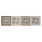 Fotolijsten Home ESPRIT Bruin Beige Natuurlijk Ivoor Kristal polyestyreen Scandinavisch 38 x 2 x...