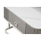 Hoofdtafel Home ESPRIT Wit 70 x 70 x 45 cm