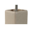Toiletborstel Home ESPRIT Crème Zilverkleurig Hars Polyethyleen 9,5 X 9,5 X 36,5 CM