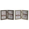 Fotolijsten Home ESPRIT Bruin Beige Kristal polyestyreen Stads 25 x 3 x 18 cm (2 Stuks)