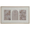 Fotolijsten Home ESPRIT Beige Kristal Hout MDF Scandinavisch 39 X 2 X 24 cm