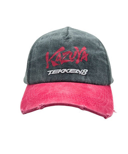 Baseballpet Good Loot Tekken 8 Vintage Baseball Hat - Kazuya Zwart, Rood
