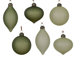 Decoris - Kerstbal glas d8 cm a6 D