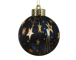 Decoris - Kerstbal kunststof d8l8 cm nblw kerst